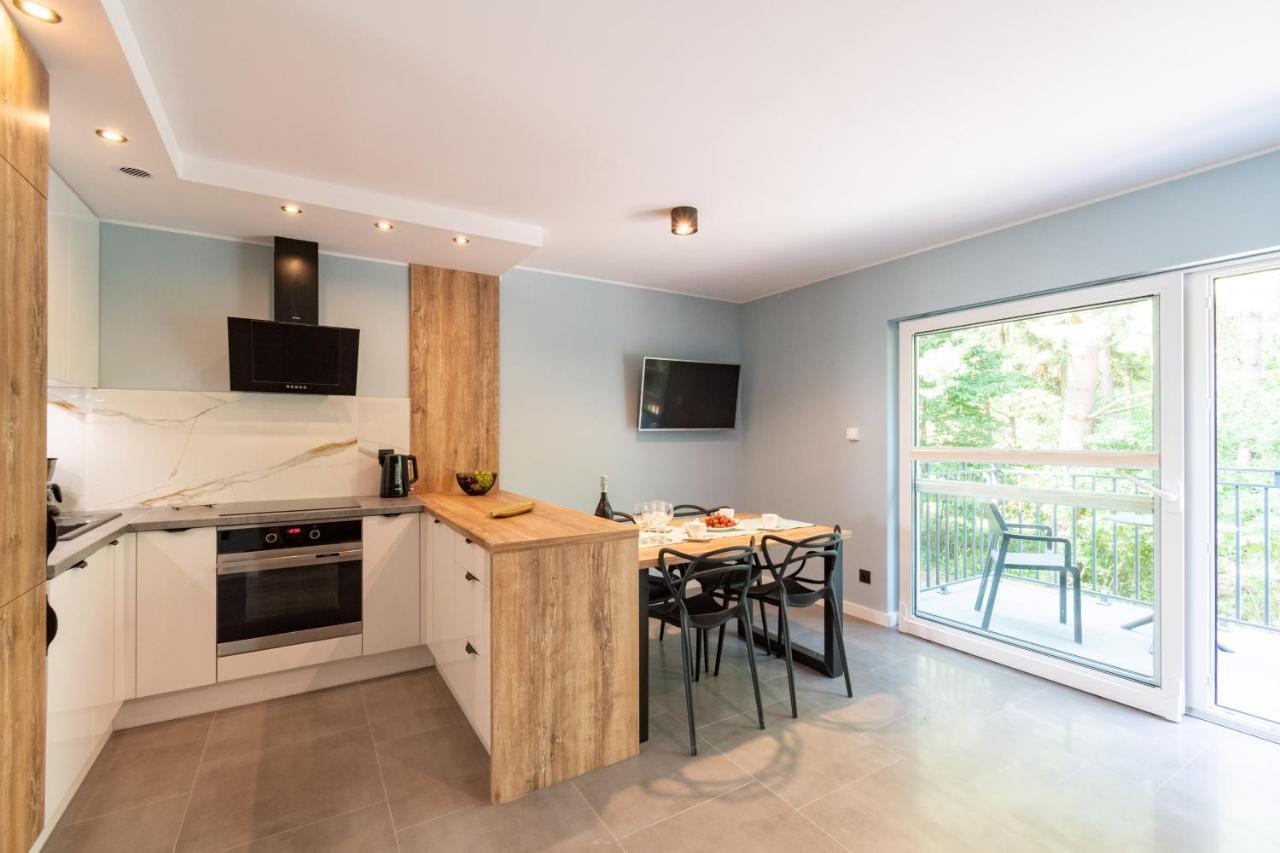 Apartamenty W Sam Las By Klif Ustka Ngoại thất bức ảnh